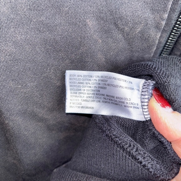 Joy Lab medium ladies distressed hoodie - Picture 6 of 7